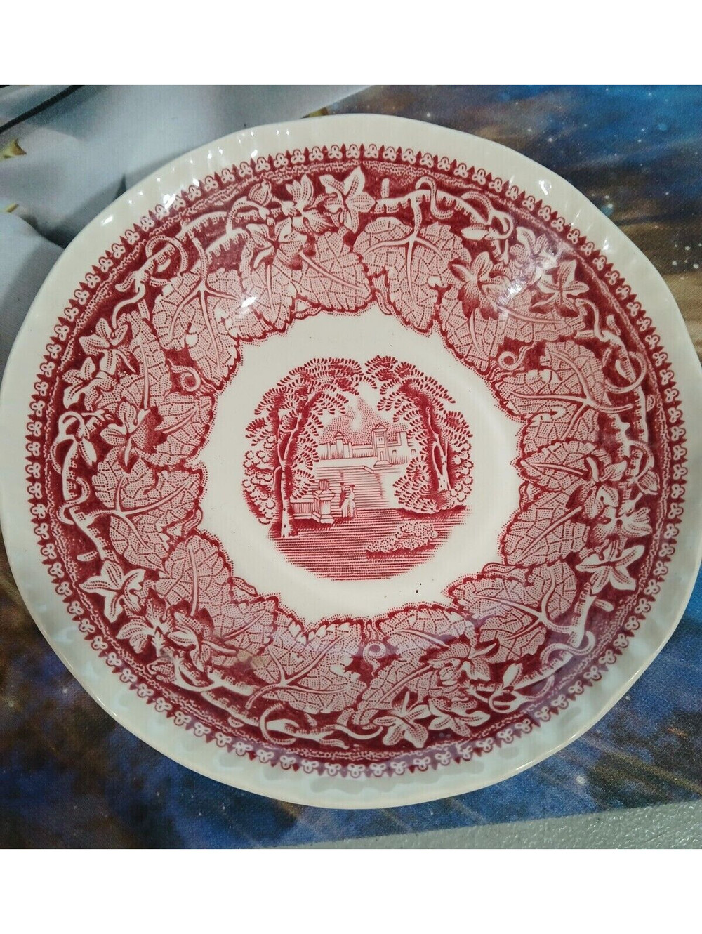Franciscan Pink Vista English Ironstone 8" Dessert Plate Ceramic England Pink